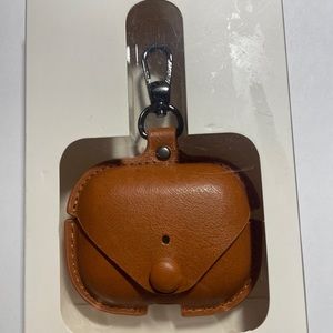 Luxury AirPods light brown Case Leather Protective Cover For Apple AirPod PRO